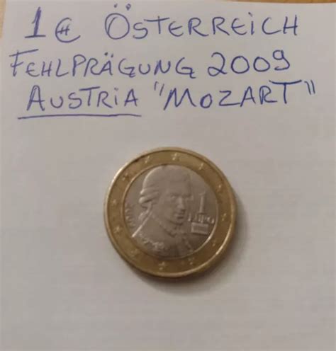 Euro Sterreich Kursm Nze Von Mozart Fehlpr Gung Eur