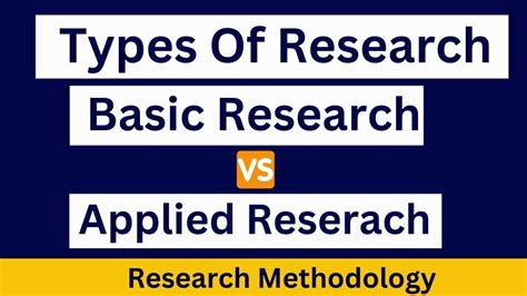 Types Of Research Basic And Applied Research Difference Between