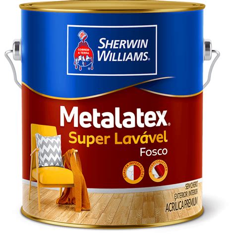 Chatuba Tinta Acrílica Metalatex Perfeito Branco Fosco 36l Sherwin