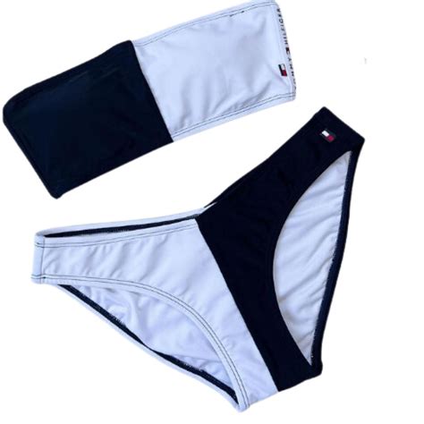 BIKINI MUJER TOMMY HILFIGER AZUL TZOSU COLORBLOCK