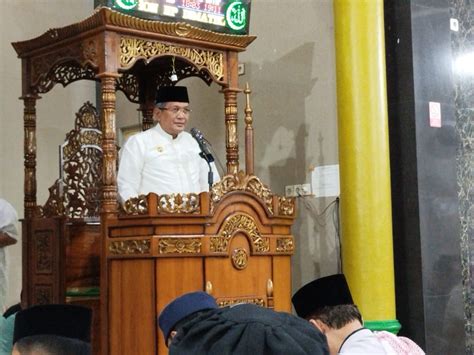 Pj Wali Kota Kendari Sampaikan Pesan Ini Saat Safari Ramadhan Di Masjid