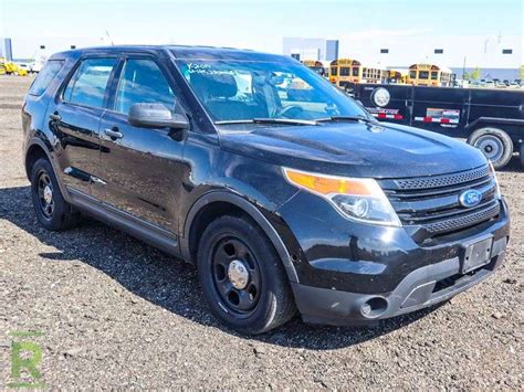 Ford Explorer Awd Police Interceptor Suv Roller Auctions