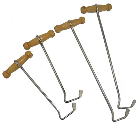 Long Boot Hooks Boot Pull Ons 12 Natural Chrome Ags Footwear Group