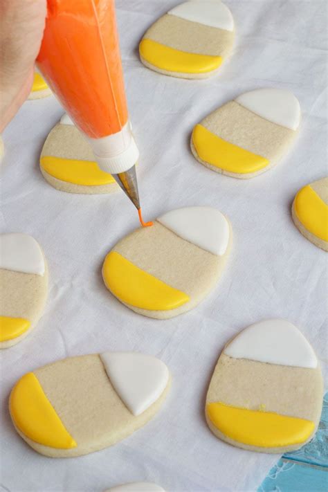 Candy Corn Cookie Template