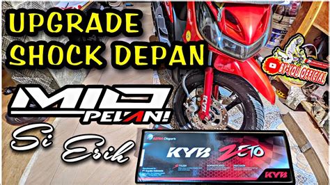 pasang sok depan mio upgrade shockbreaker depan mio sporty kyb