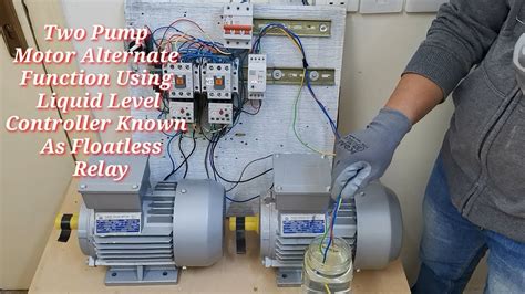 Two Pump Motor Alternate Function Using Liquid Level Controller Known