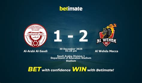 Al Arabi X Al Wehda - Pronostic, cotes et conseils de paris pour le match Al-Arabi Al-Saudi ...