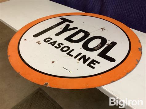 Tydol Gasoline Sign Bigiron Auctions