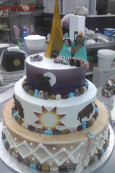 Native American Wedding Cake - CakeCentral.com