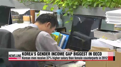 Koreas Gender Wage Gap Remains Biggest In Oecd For Over 10 Years Youtube