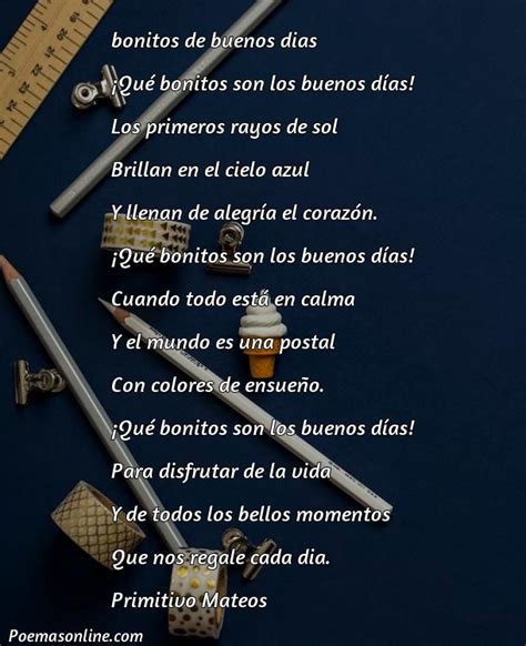 Cinco Mejores Poemas Bonitos de Buenos Días - Poemas Online