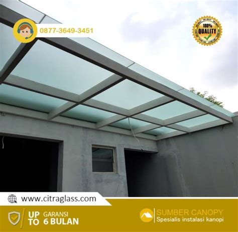 Jual Canopy Kaca Kanopi Atap Tempered Glass Carport Di Seller