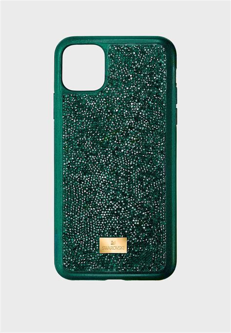 Buy Swarovski Green Glam Rock Emerald Iphone Pro Max Case For Women