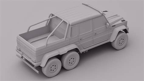 Mercedes G63 Brabus 6x6 2015 3d Model By Fira