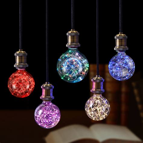 E V V Retro Edison Fairy Led String Light Bulb Rgb Led Holiday