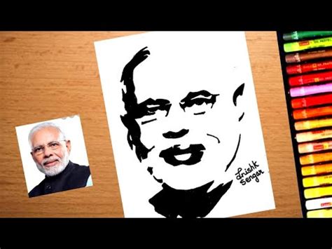 Narendra Modi Drawing Ll Sketch Art Ll Very Easy Ll How To Draw