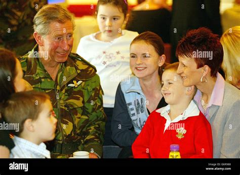 The Prince Of Wales At Bulford Barracks Stock Photo Alamy