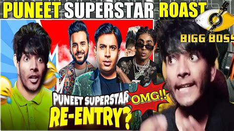 Lord Puneet Superstar In Big Boss 😱 Comedy Roast Carryminati Youtube