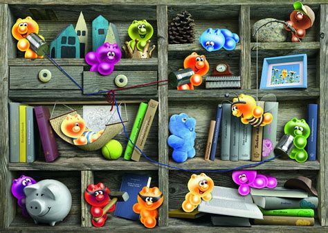 Пазл жизнь на полке - разгадать онлайн из раздела "Другое" бесплатно