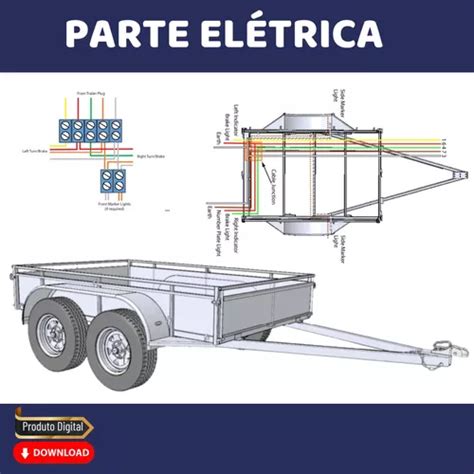 Projeto Construir Carretinha Reboque Trucada Eixos Brinde R Em