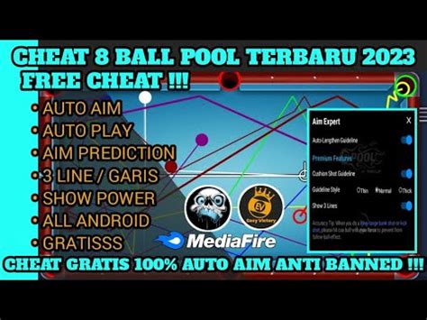 Cheat Ball Pool Terbaru Gratis Line Aim Tools Garis Panjang No