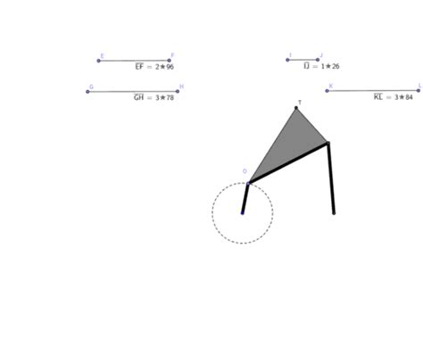 Mecanismo De Cuatro Barras Geogebra