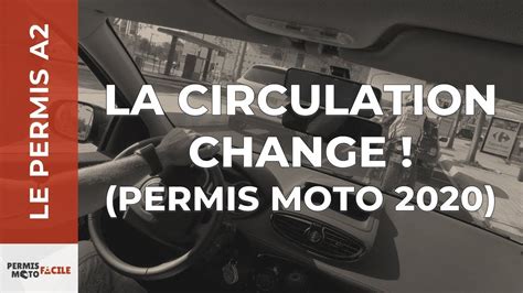 Permis Moto La Circulation Change Youtube