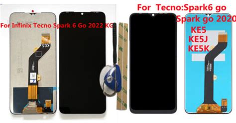 Touch Screen LCD Display For Infinix Tecno Spark 6 Go 2022 KG5 6 Go