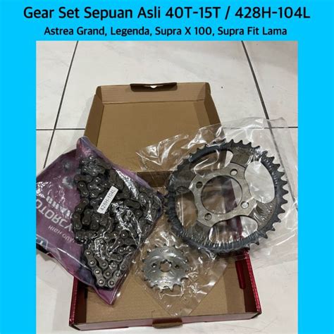 Gear Gir Set Gir Paket Gigi Tarik Astrea Grand Supra X Supra Fit