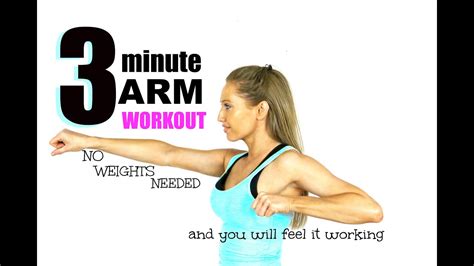 Quick Arm Workout No Weights - WorkoutWalls