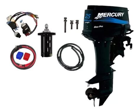 Kit De Partida Elétrica Motor De Popa Mercury 25 Hp Parcelamento sem