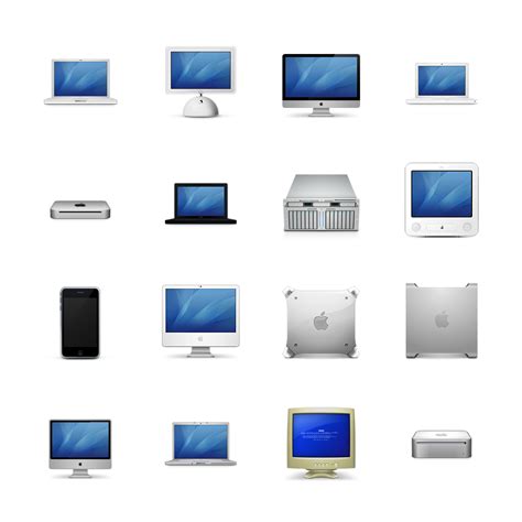 never obsolete - Device icons from Mac OS X 10.6 Snow Leopard