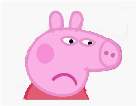 Peppa Pig Png Sad Sad Peppa Pig Transparent Png Transparent Png