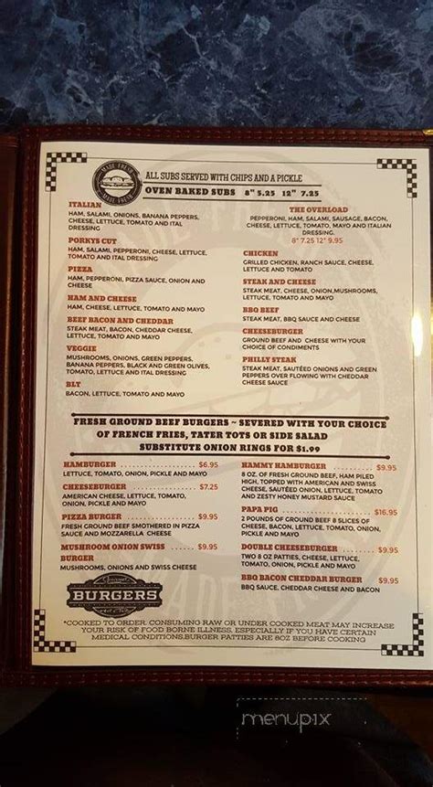 Porkys Pizza Trof Menu In Weston Oh Order Delivery And Reviews