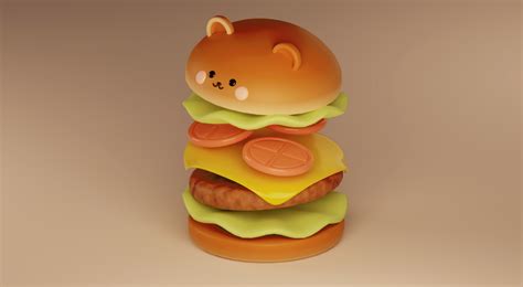 The Cute Hamburger :: Behance