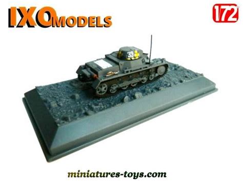 Le Panzer I Ausf B En Miniature Par Ixo Models Au 1 72e Miniatures Toys