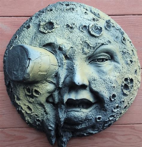 A Trip to the Moon Sculpture Vintage Man in the Moon Tribute | Etsy