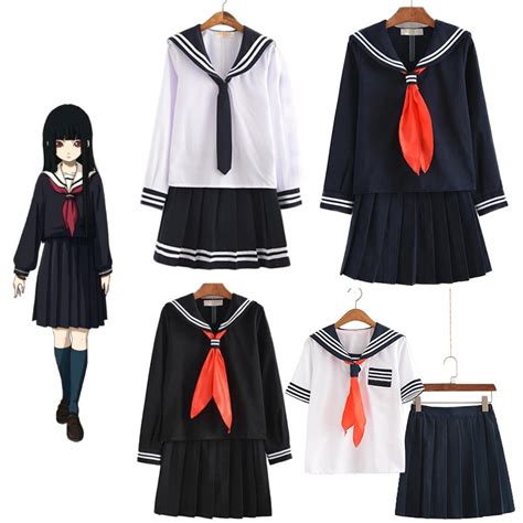 Pcs Uniforme Escolar Japon S Saia Terno Marinheiro Faculdade