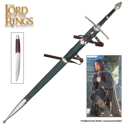 Lord Of The Rings Strider Scabbard With Dagger