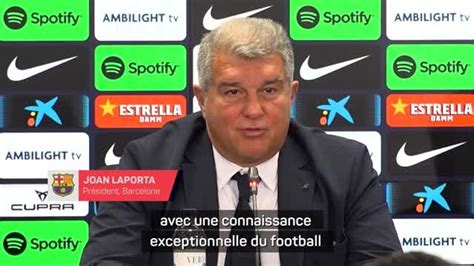 Mercato Barça Joan Laporta Xavi une personne extraordinaire