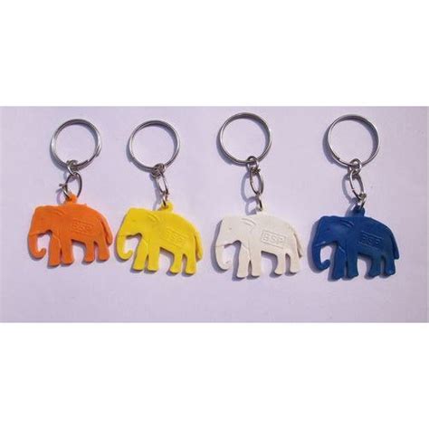 Packet BSP Elephant Shape Symbol Keychain at Rs 6/piece in Hyderabad ...