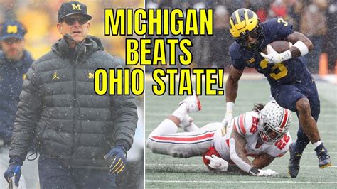 Michigan Beats Ohio State Jim Harbaugh Finally Gets It Done Youtube