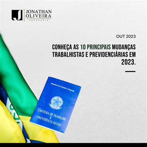 CONHEÇA AS 10 PRINCIPAIS MUDANÇAS TRABALHISTAS E PREVIDENCIÁRIAS EM