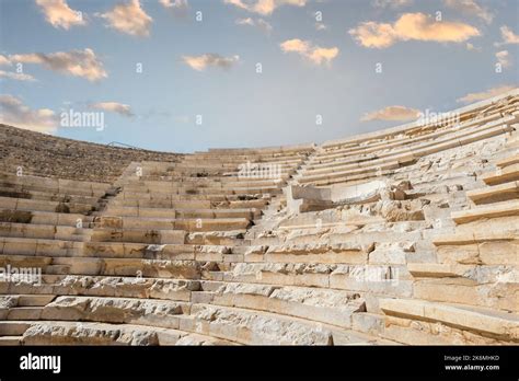 Asiento De Anfiteatro De Estilo Griego Y Romano Y Detalles