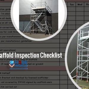 Scaffold Register And Inspection Checklist Hsse World