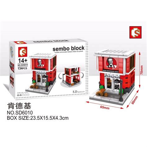 Sembo Block SD6010 SD6011 SD6012 SD6013 Building Street Block Set 4 Boxes