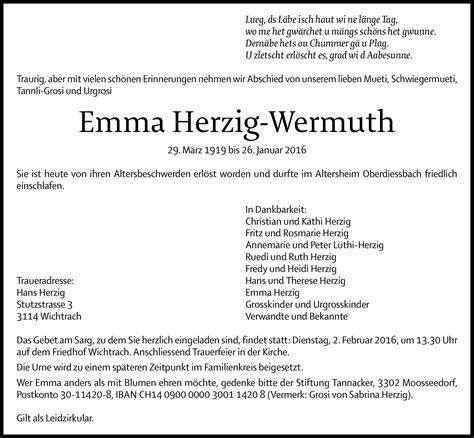 Emma Herzig Werrnuth Hommages