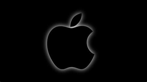 Glowing Apple Logo - LogoDix