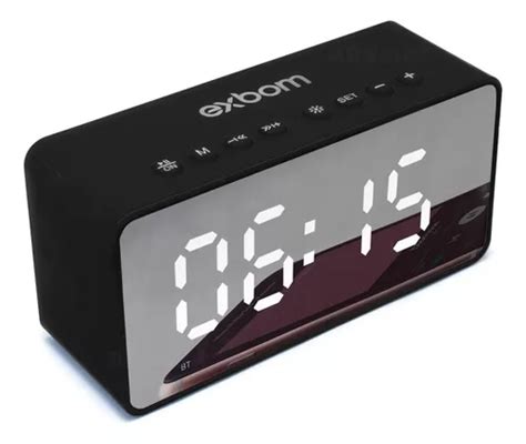 Reloj De Mesa Digital Durawell Spk B Color Negro Mercadolibre