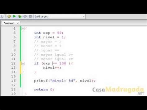 Tutorial Programacion En C Sentencia If Else Youtube